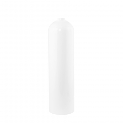 Butla aluminiowa 11,1l. 200 bar, biała (S80) - malowana, bez zaworu.