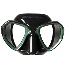 Maska do nurkowania Salvimar Morpheus - czarna z zielonym